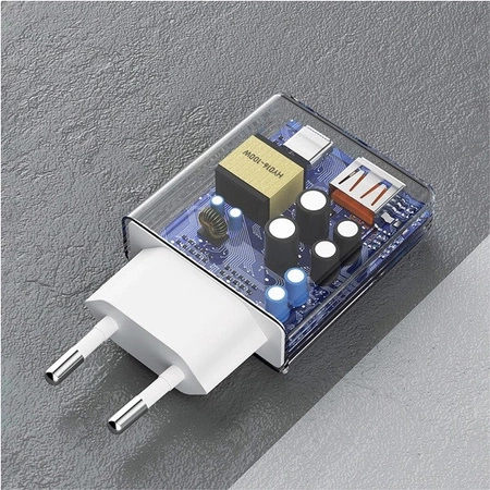 GaN DUDAO USB-A + Type-C 30W Charger