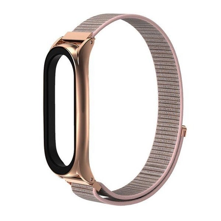 Xiaomi MiJobs Mi Band 5 / Mi Band 6 / 6 NFC Nylon Wristband Rose Gold
