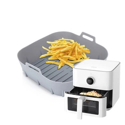 Silicone insert for Air Fryer 22x22x7cm gray