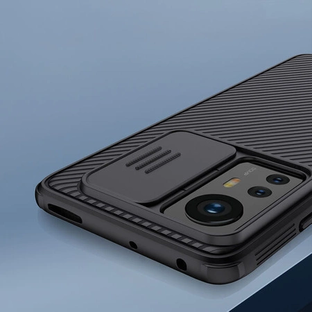 Protective case with camera cover Nillkin Camshield Xiaomi 12 / Xiaomi 12X Black