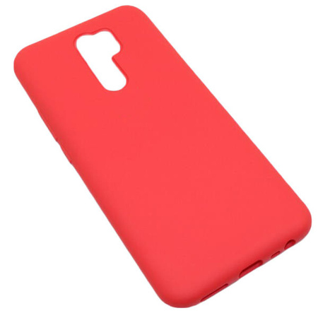 Etui Silikonowe Ochronne Xiaomi Redmi 9 Czerwony