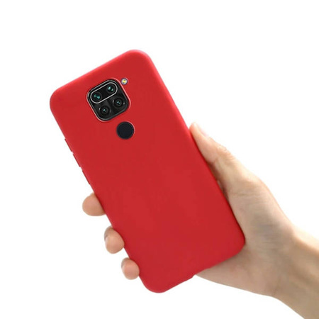 Etui Silikonowe Ochronne Xiaomi Redmi Note 9 Czerwony