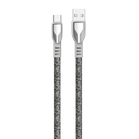 Kabel z Szybkim Ładowaniem do 25W USB Type-C Braided Dudao 100 cm Grey