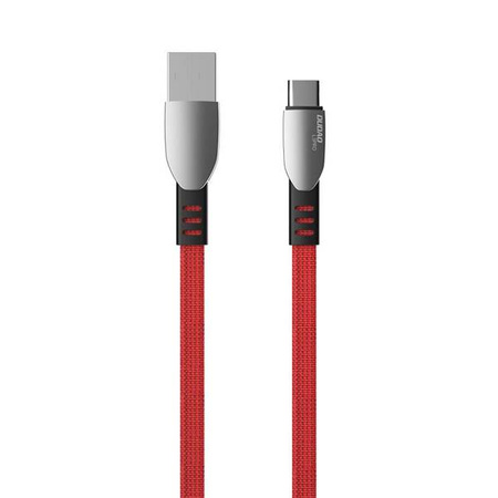 Kabel z Szybkim Ładowaniem do 25W USB Type-C Braided Dudao 100 cm Red