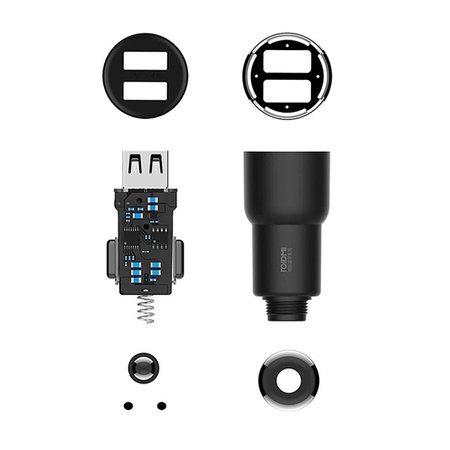 Tramsiter FM i Ładowarka samochodowa Roidmi Smart Car Charger 3S